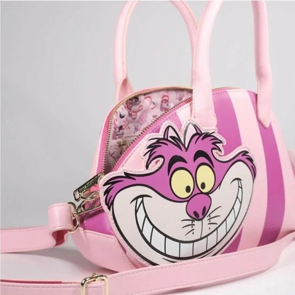 70th Anniversary of Alice in Wonderland Cheshire Cat Crossbody. - Picture 3 of 5